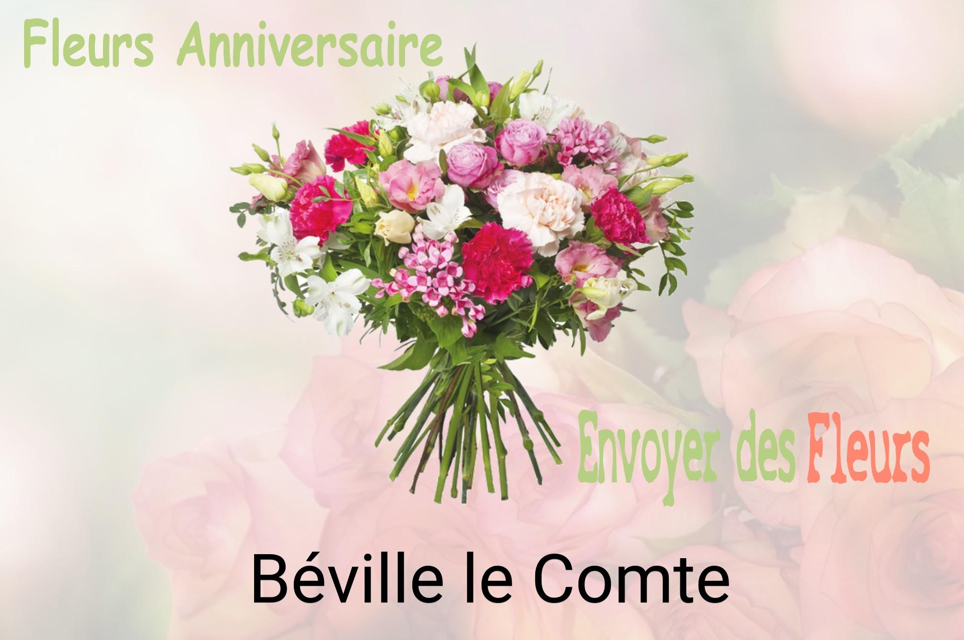 Bouquet de fleurs d’anniversaire livré à Béville-le-Comte