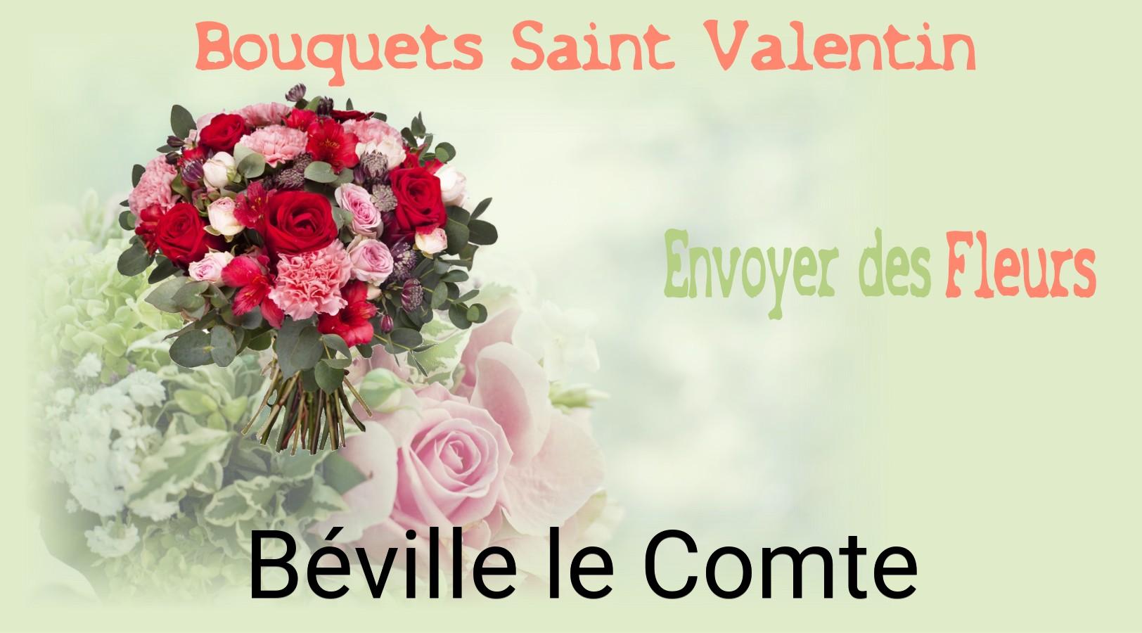 Roses de Saint-Valentin livrées à Béville-le-Comte